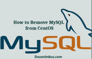How to remove MySQL from your CentOS system - ArtSysOps